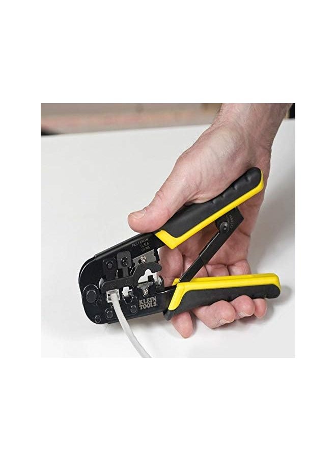 Klein Tools - Vdv001819 Tool Set Cable Installation Test Set With Crimpers Scout Pro 3 Cable Tester Snips Punchdown Tool Case 6 Piece - Image 1