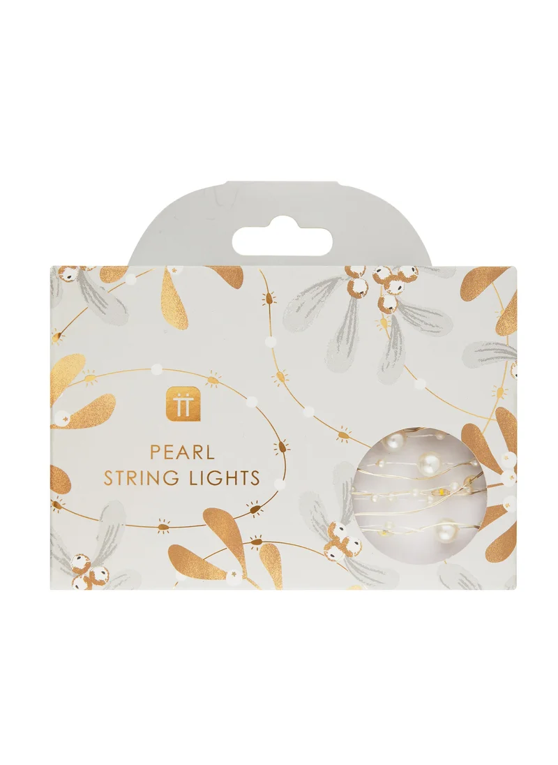 Talking Tables Botanical Mistletoe Bead String Lights 3m