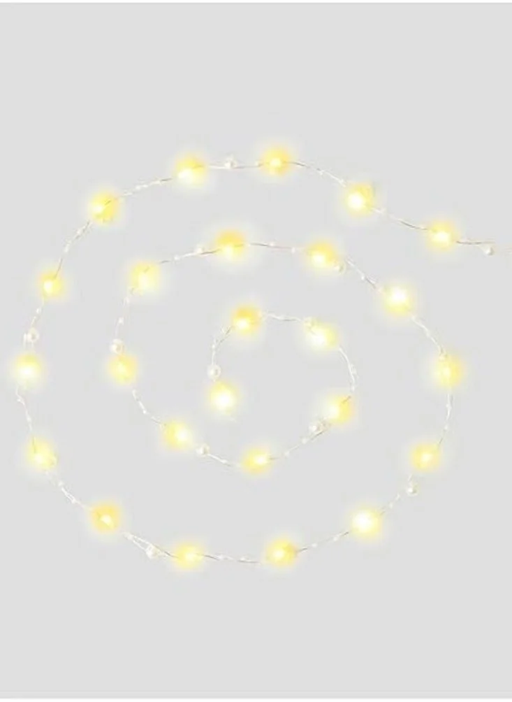 Talking Tables Botanical Mistletoe Bead String Lights 3m