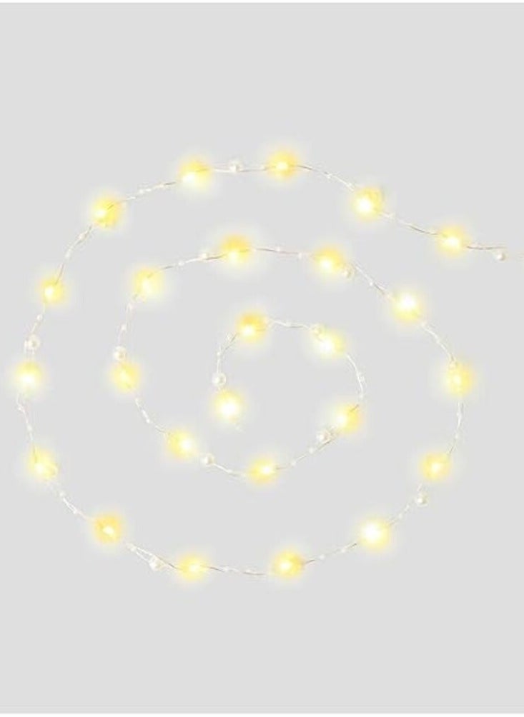 Talking Tables - Botanical Mistletoe Bead String Lights 3m - Image 1