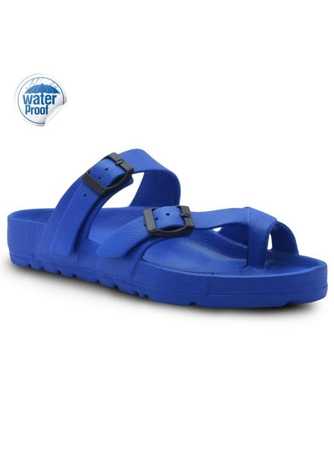 PARAGON K3408G Slippers for Men | Comfortable, Lightweight, Durable Flip Flops with Rubberised EVA Sole | Easy Washable Slip Ons | Ideal for Everyday Use Blue - Image 2