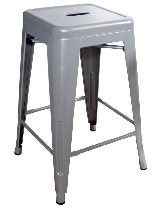 SMART HOME Cafe Chair, Dining Chair, Sturdy Steel Single High Chair for Dining Room/Kitchen/Party  - Image 1