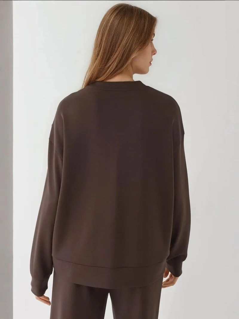 HICCUP Modal Touch Basic Sweatshirt