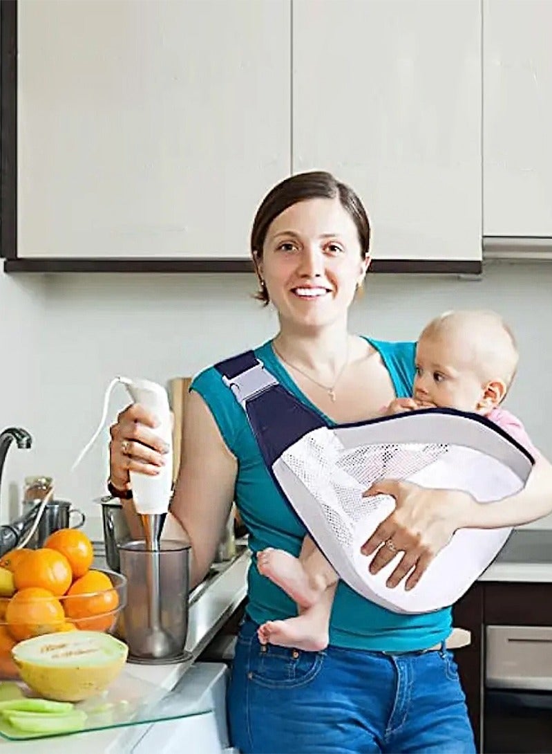 Haidue The baby goes out in front of the waist stool holding carrier, the newborn multi-functional dual-use holding baby artifact free hands - Image 4