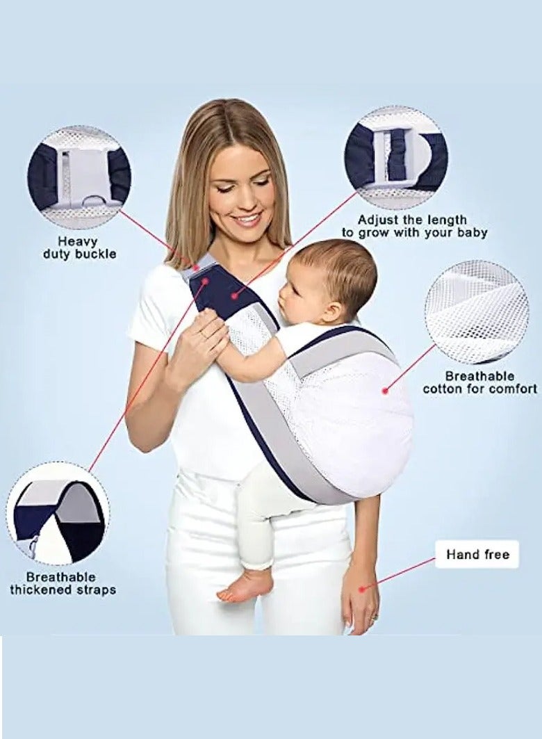 Haidue The baby goes out in front of the waist stool holding carrier, the newborn multi-functional dual-use holding baby artifact free hands - Image 1
