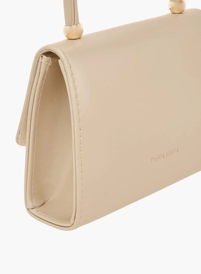 Flora Bella By Shoexpress Womens Bow Detail Satchel Bag With Magnetic Closure