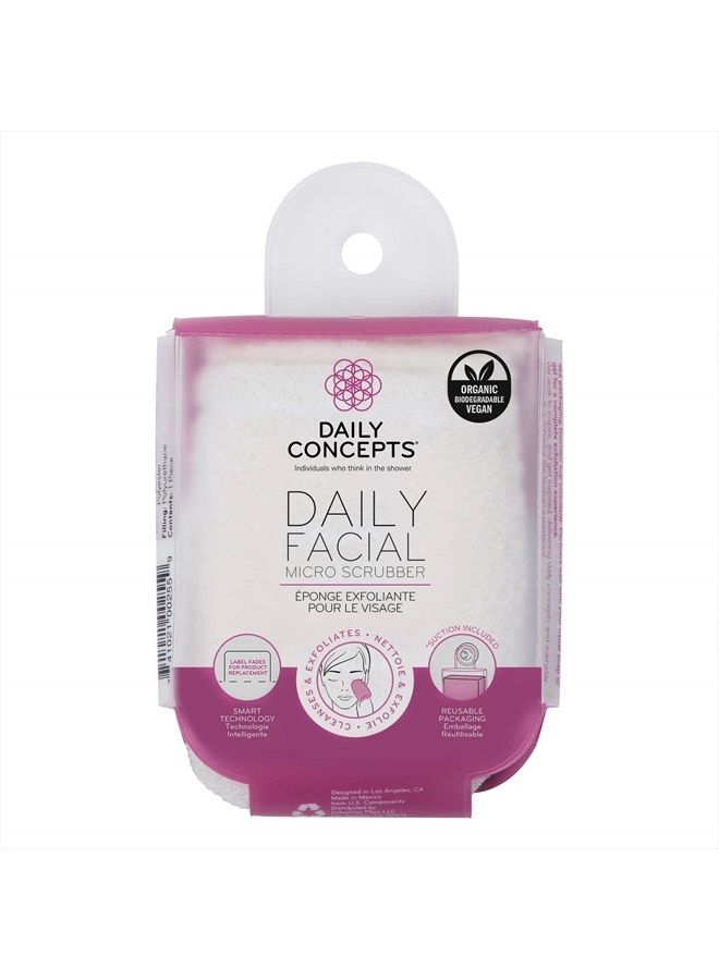 Daily Concepts Your facial micro scrubber, off white, 0.07 Pound pack - Image 2