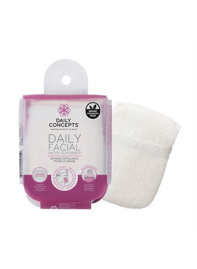 Daily Concepts Your facial micro scrubber, off white, 0.07 Pound pack - Image 1