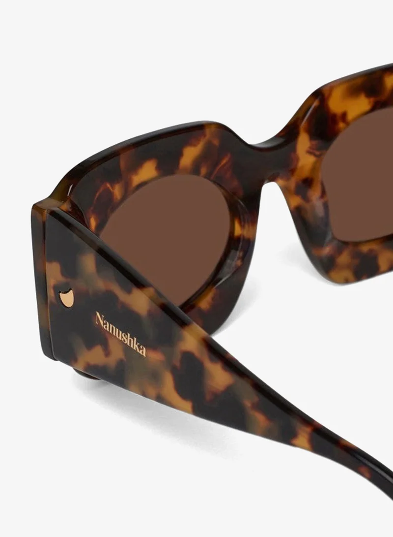 Nanushka Elongated Acetate Sunglasses