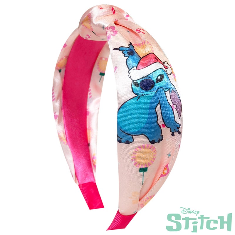 LUV HER Licensed Stitch One Thick Knotted Headband For Girls - One Size Fits All - Hair Accessories For Her Ages 3+ - Image 2