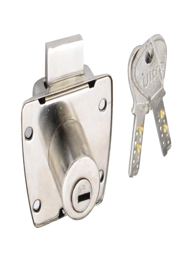 RAB Drawer Locks Multipurpose for Drawer/Cupboard/Furniture Lock/Wardrobe (Code:- Euro Lock with 2 Keys, Finish:- Matt, Pack of 1 PCS) - Image 1