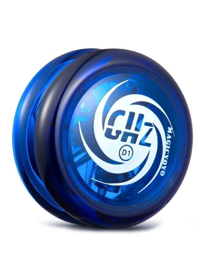 Magic Yoyo - Professional Looping Yoyo D1 GHZ Responsive Yoyo for Kids, Starter Yoyo for Kids, Beginner Yoyo Easy to Play Basic Looping Tricks (D1 - Blue) - Image 1