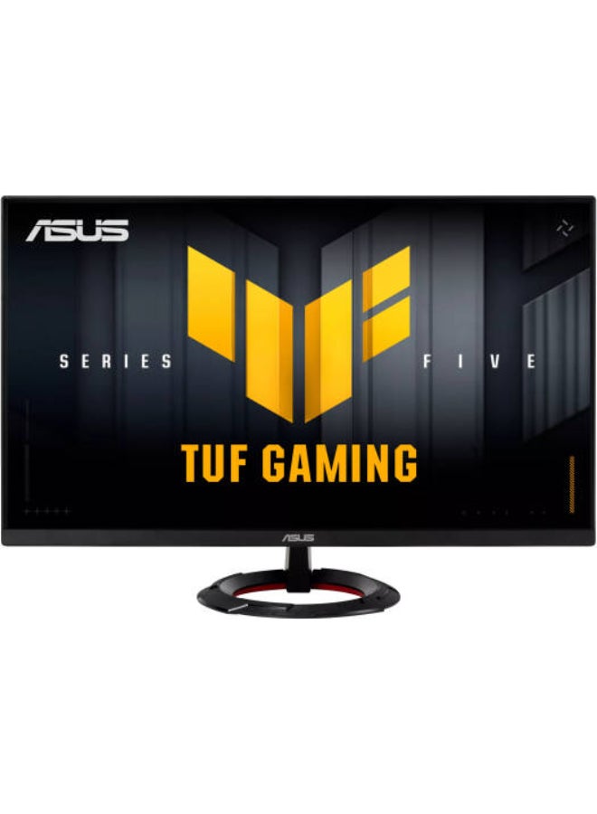 أسوس شاشة الألعاب ASUS TUF Gaming VG249Q5R 23.8 بوصة بدقة Full HD، IPS سريع، 200 هرتز، 0.3 مللي ثانية، متوافقة مع FreeSync Premium/G-Sync، HDR10، 100% sRGB، ELMB، تعزيز الظل، خالية من الوميض، ضوء أزرق منخفض، HDMI، DisplayPort، قابلة للتثبيت على VESA، سوداء | 90LM0BT0-B01E71 - Image 1