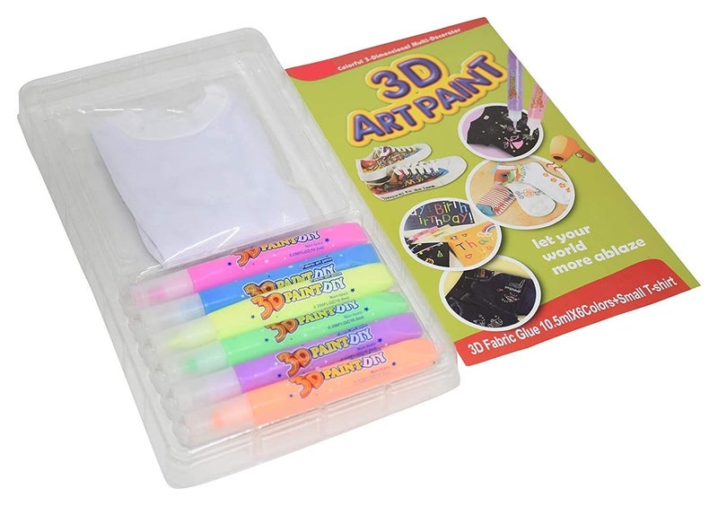 R H LIFESTYLE R H lifestyle DIY 3D Creative Glitter Glue Painting KIT (Glossy Hair Bands Kit) ANC2182  - Image 5