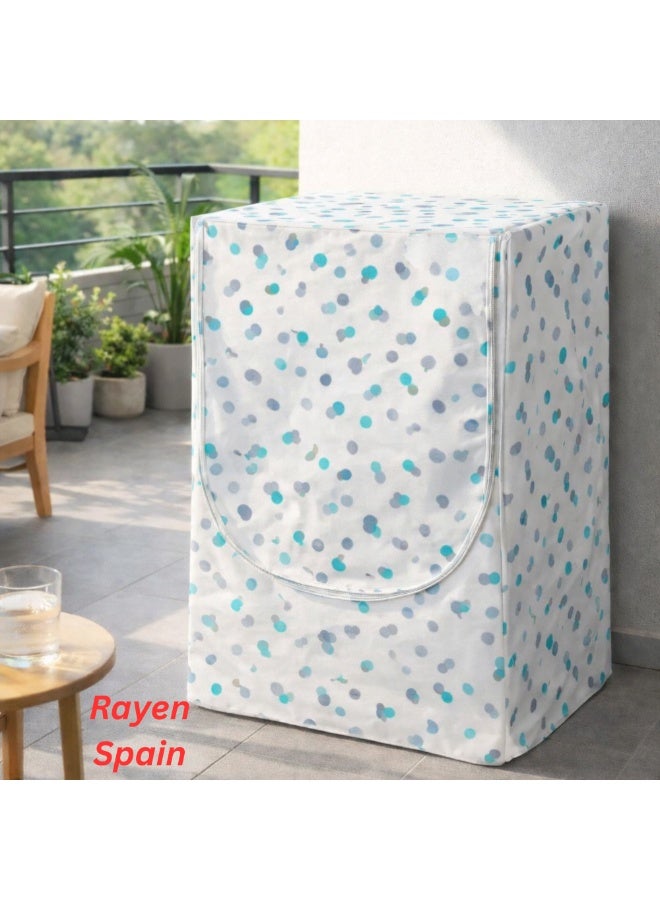 Rayen Premium Spanish Washing Machine Cover – Waterproof, Dustproof & Sunproof, Thick Durable Fabric, Full Protection for Front Load Washers, Ideal for Outdoor & Balcony Use (60×60×84 cm) - Image 1