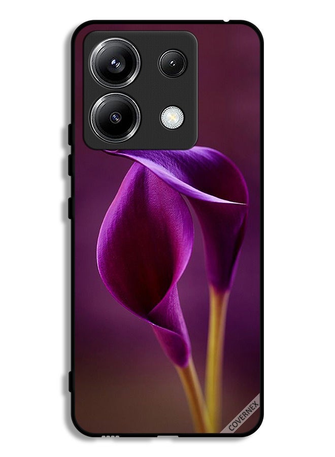 Covernex Xiaomi Redmi Note 13 Pro 5G Protective Case Cover Two Beautiful Flowers - Image 1