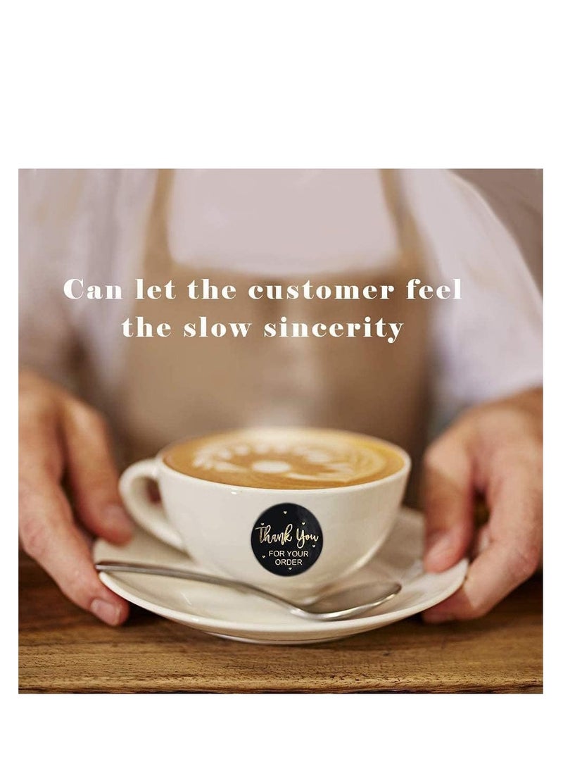 بريميفي 500 قطعة من ملصقات شكرًا لك مقاس 1 بوصة لتغليف الهدايا - Image 4