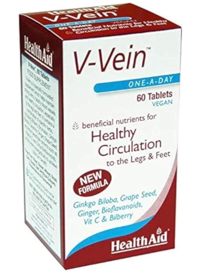 أقراص هيلث أيد V‑Vein 60 حبة