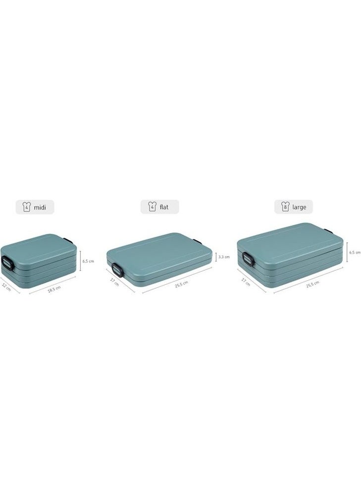 Mepal Lunch Box Take A Break Flat Portable Lunch Box 800 ml  - Image 5