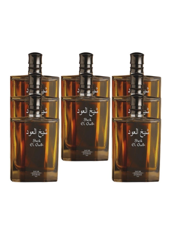 DERAY 8 Pieces Sheikh El Oud Perfume For Men 100ml EDP - Image 1