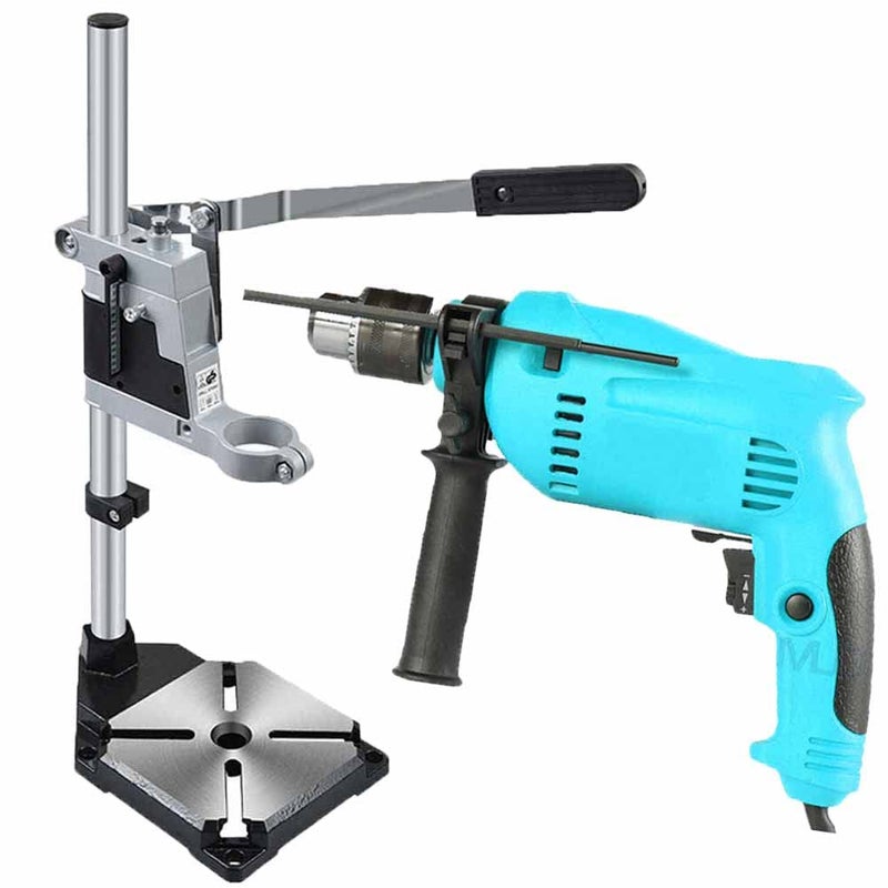 MLD MLD Professional Electric Power Tools 13MM Wood/Steel/Concrete Impact Drill Head Power Drill Machine with Bench Drill Stand Table 600mm cast iron base (Chuck size : 13mm, watt : 600, Type : Corded)  - Image 1