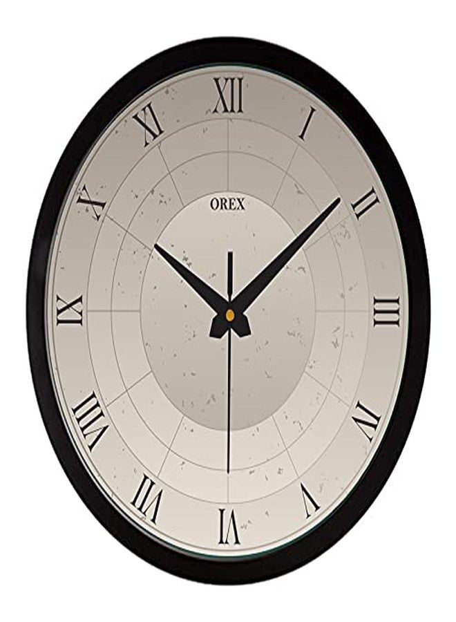 OREX Stylish Wall Clock for Home/Living Room/Bedroom/Kitchen/Office/Kids Room/Shop (with Roman Figure) - Image 1