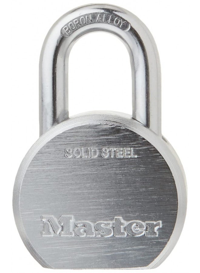 Master Lock Padlock, Solid Steel Lock, 2-1/2 in. Wide, 930DPF - Image 2