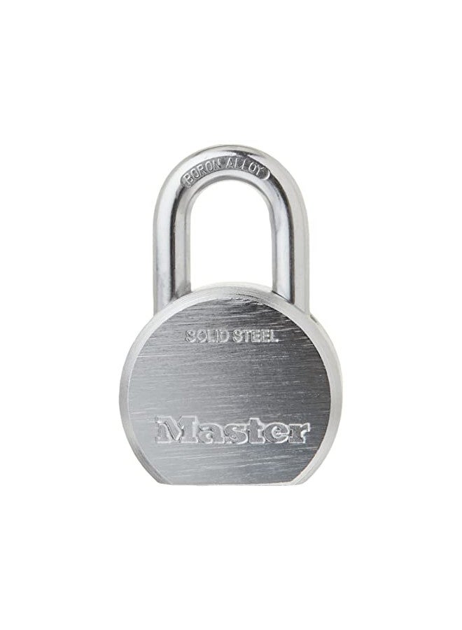 Master Lock Padlock, Solid Steel Lock, 2-1/2 in. Wide, 930DPF - Image 1