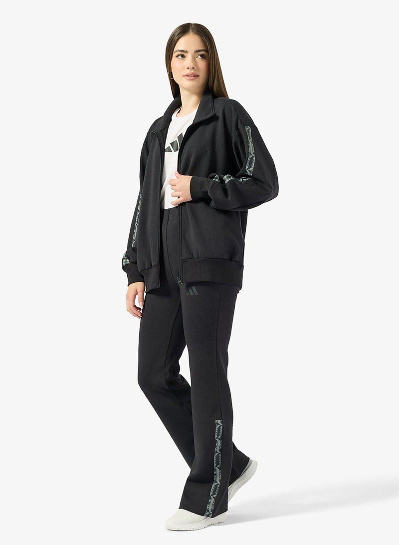 Adidas SOFT LUX LOOSE FULL-ZIP Jacket - Image 1