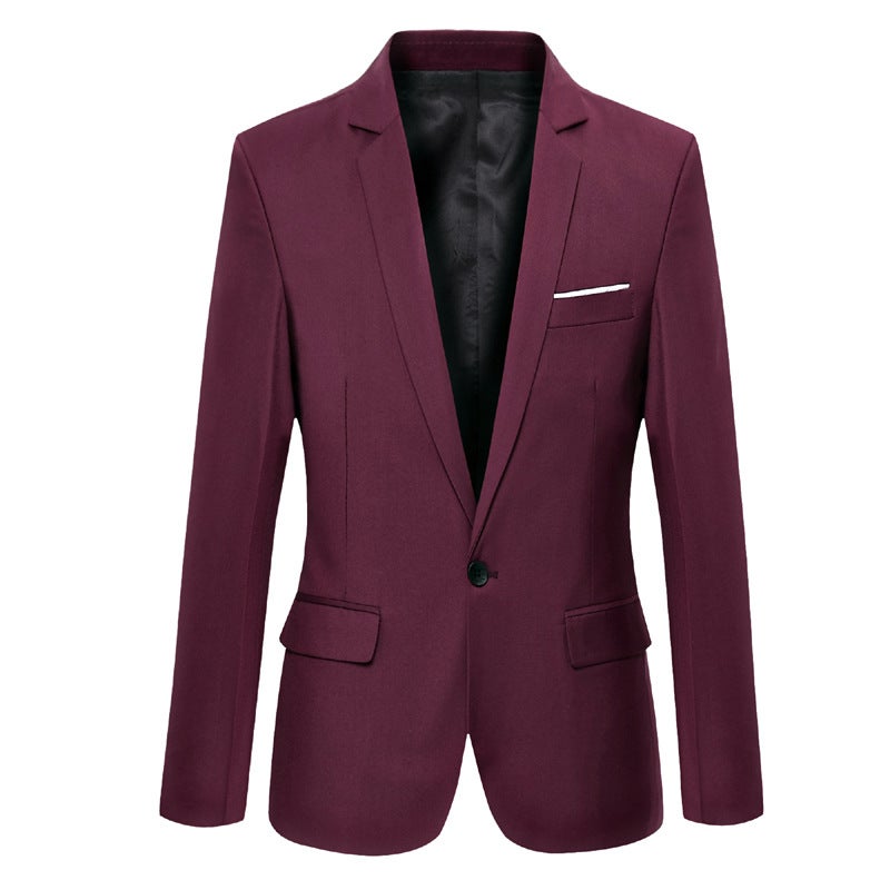Single-Piece Tops, Men'S Suits, Casual Business Formal Wear, Professional Wear, Men'S Slim-Fitting Small Suits, Single Suit Jackets For Men - Image 4