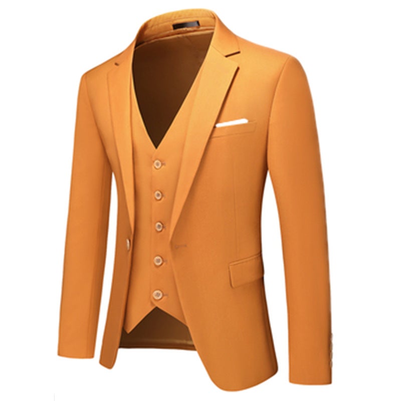 Single-Piece Tops, Men'S Suits, Casual Business Formal Wear, Professional Wear, Men'S Slim-Fitting Small Suits, Single Suit Jackets For Men - Image 1