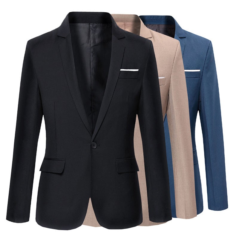 Single-Piece Tops, Men'S Suits, Casual Business Formal Wear, Professional Wear, Men'S Slim-Fitting Small Suits, Single Suit Jackets For Men - Image 2