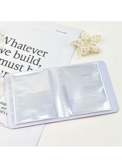 Generic 3 Inch Mini Photo Album Kpop with 128 Pockets, Photocard Binder Album Love Heart Hollow Design, Mini Photo Card Book Holder Super Kawaii Photocard Holder Binder for Business Card DIY Collection White  - Image 4