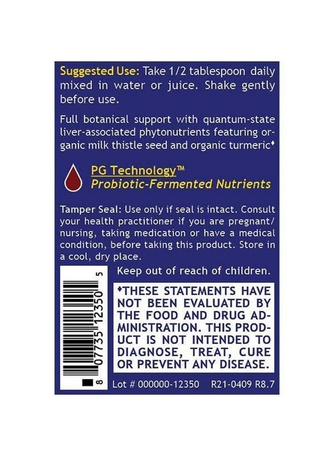 Quantum Nutrition QNL Fermented Liver-PG - Vegan Liver Aid Supplement - Contains Organic Turmeric & Milk Thistle - Liver Support Supplement for Women & Men - 8 fl oz - Image 4