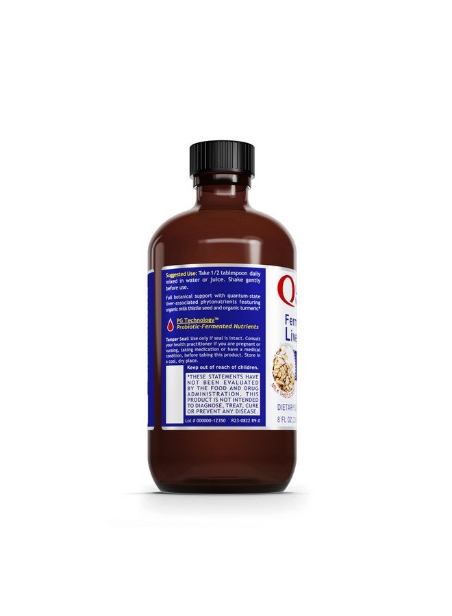 Quantum Nutrition QNL Fermented Liver-PG - Vegan Liver Aid Supplement - Contains Organic Turmeric & Milk Thistle - Liver Support Supplement for Women & Men - 8 fl oz - Image 3
