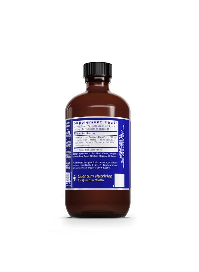 Quantum Nutrition QNL Fermented Liver-PG - Vegan Liver Aid Supplement - Contains Organic Turmeric & Milk Thistle - Liver Support Supplement for Women & Men - 8 fl oz - Image 2