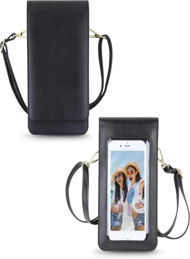 Gear Beast Crossbody Cell Phone Purse with Touchscreen Window Phone Pocket, Lightweight Shoulder Bag with RFID Protection and Adjustable Strap (Black) - Image 2