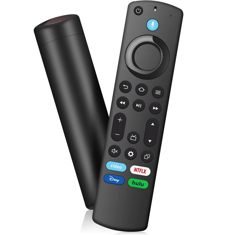 SZILBZ جهاز تحكم عن بُعد بديل لجهاز Fire Smart TV Stick (الجيل 2/3/4K/Lite/4K Max)، TV Cube، جهاز تحكم لجهاز Pioneer، Hisense، تلفاز ذكي من الجيل 3، Omni، سلسلة QLED - Image 1