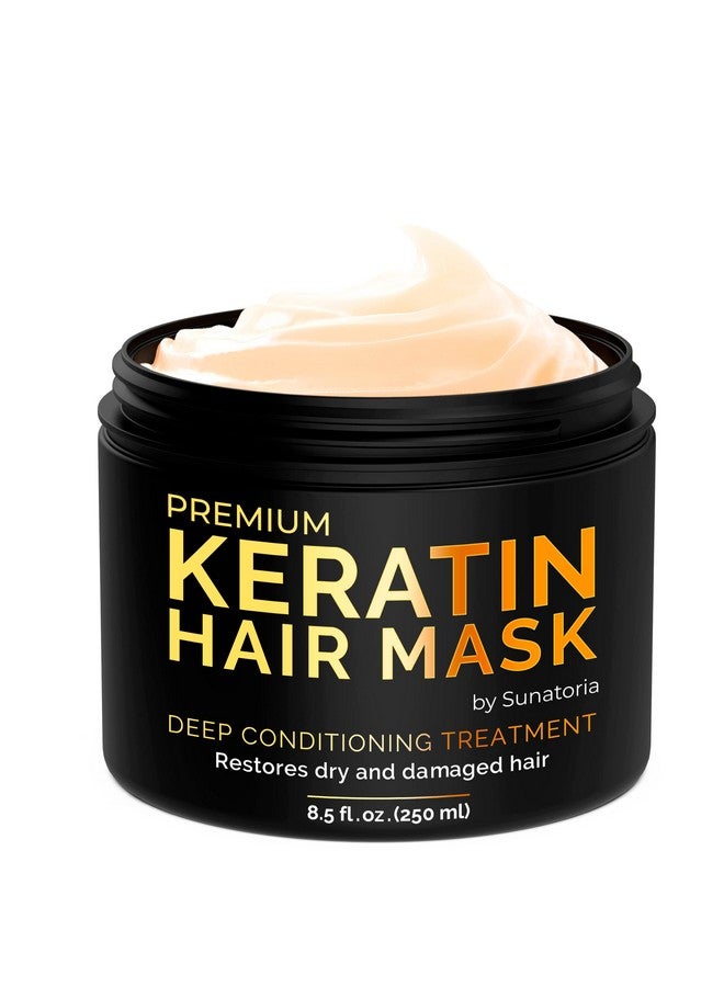 SUNATORIA Keratin Hair Mask Hair Treatment Mask For Dry Damaged Hair Repair Nourishment Beauty All Hair Types Masque Vitamin E Omega 3 9 Mascarilla Para El Cabello - Image 1