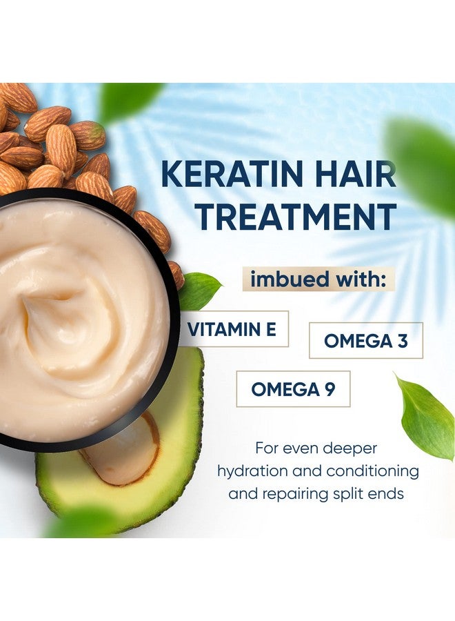 SUNATORIA Keratin Hair Mask Hair Treatment Mask For Dry Damaged Hair Repair Nourishment Beauty All Hair Types Masque Vitamin E Omega 3 9 Mascarilla Para El Cabello - Image 3