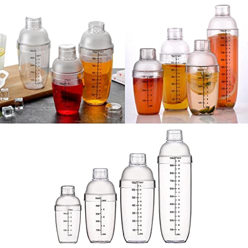 CALANDIS® Cocktail Shaker - Clear Matte Bottle Bar Pub Drink Party Supplies 350cc - Image 2
