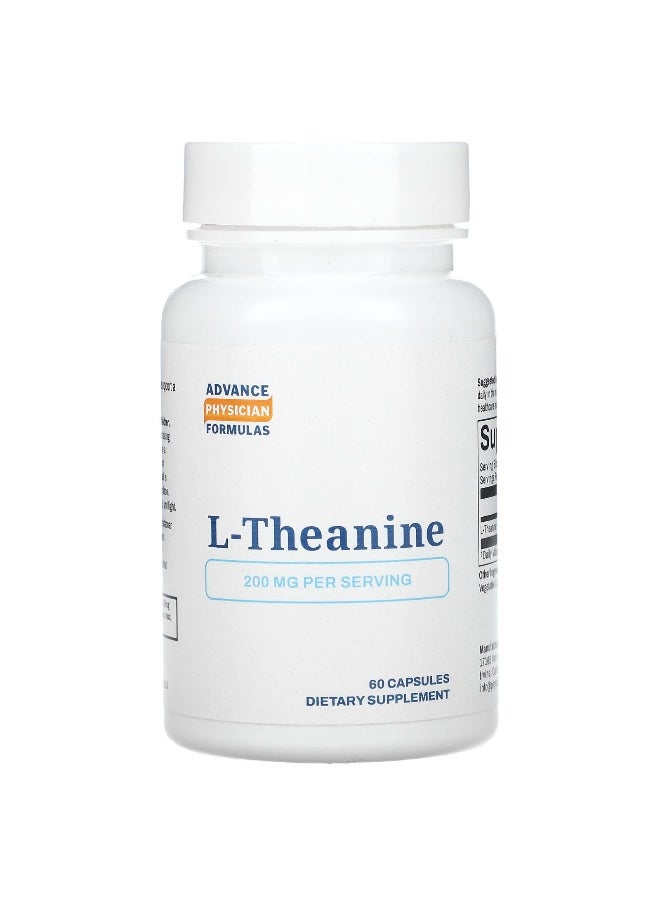Advance Physician Formulas Advance Physician Formulas, L-Theanine, 200 mg, 60 Capsules  - Image 1