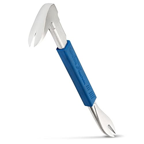 ESTWING Pro Claw Nail Puller - 10.6" Pry Bar with Forged Steel Construction & No-Slip Cushion Grip - PC250G - Image 1