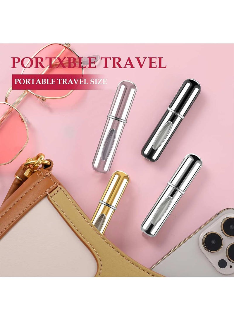 Generic Portable Perfume Travel Refillable Bottle, Travel Size Cologne Atomizer Dispenser,  Spray Bottles for Traveling, Pocket Purse Perfume On the Go Container, 5ml 5 Pack  - Image 3