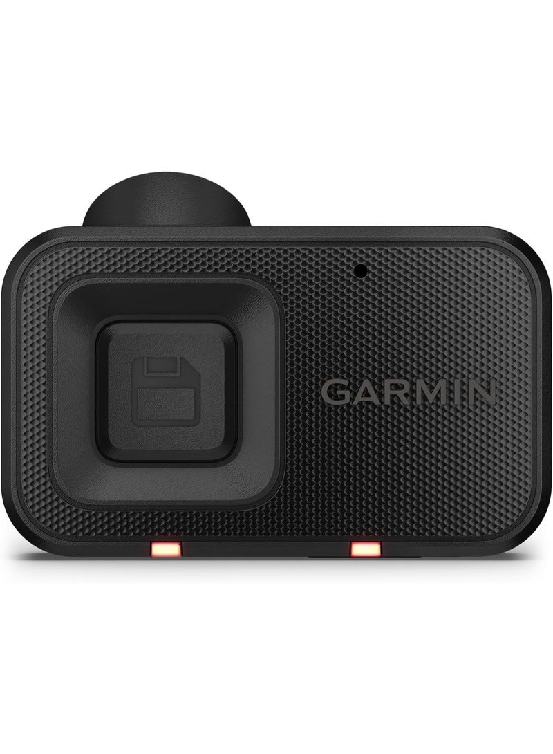 جارمين كاميرا مراقبة السيارة Garmin Dash Cam™ Mini 3 – فائقة الصغر، دقة 1080p HD، زاوية رؤية 140 درجة، مستقطب Clarity™ مدمج، تحكم صوتي، تسجيل تلقائي - Image 2