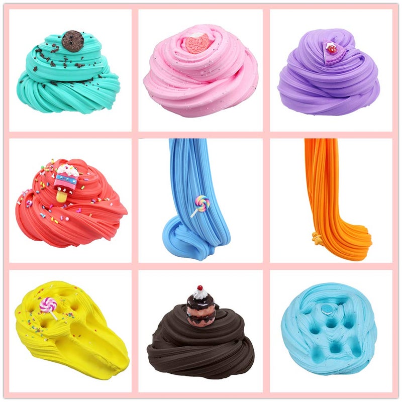 HPLTLKY 24 Pack Slime kit, Butter Slime, Macaroon Colors Cake Donut and Fruit Party Favors Slimeï¼Œ Stretchy and Non-Sticky, Stress Relief Toy for Kids Partys - Image 5
