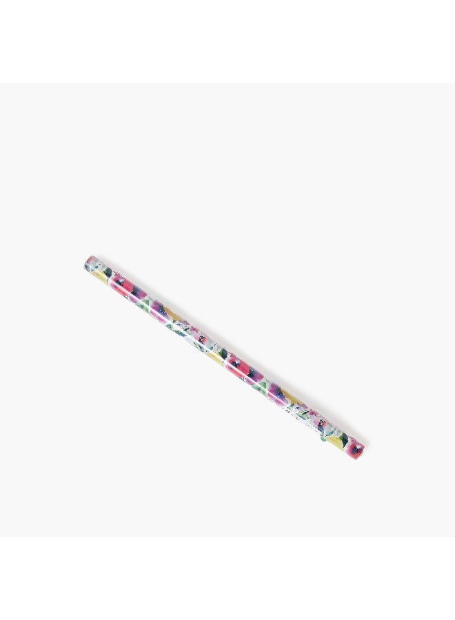 Findz Floral Print Paper Gift Wrap - 70x200 cms - Image 1