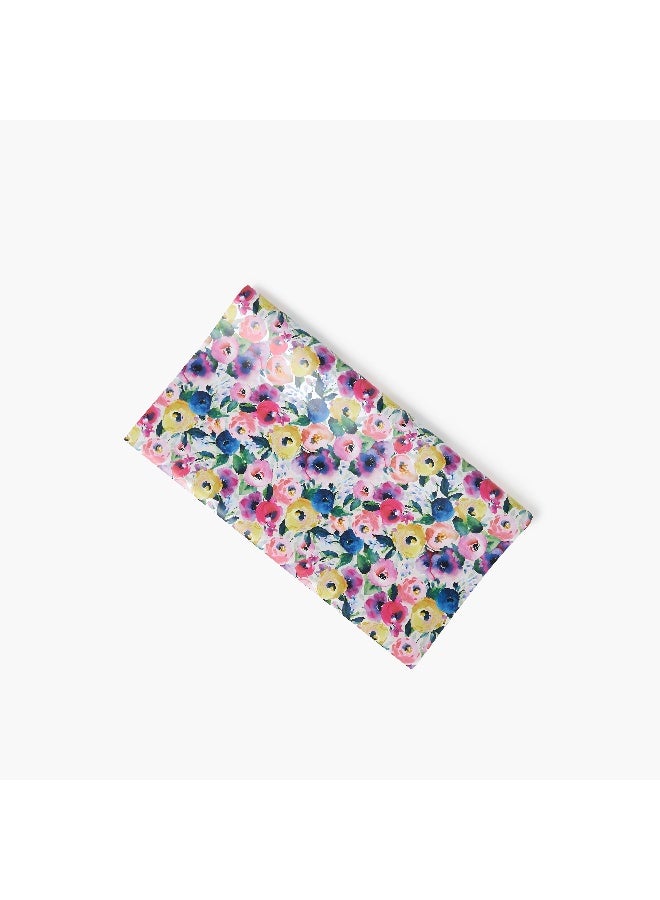 Findz Floral Print Paper Gift Wrap - 70x200 cms - Image 2
