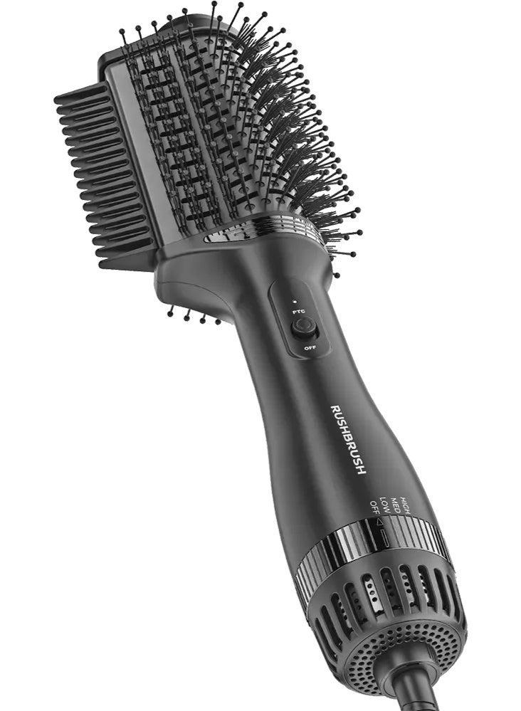 Rush Brush RushBrush 1000W Ceramic VS1 Rotating Ionic Hair Styler - Black - Image 1