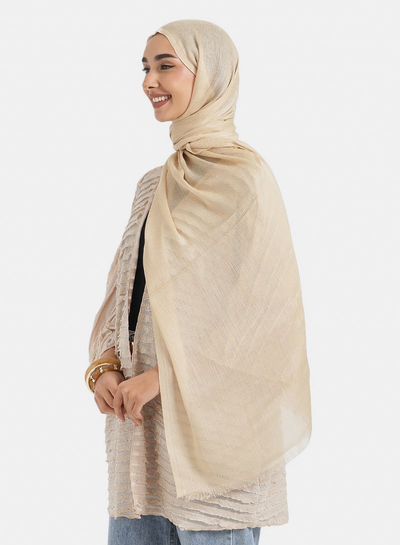 Carina Ribbed Cotton Scarf - Image 2